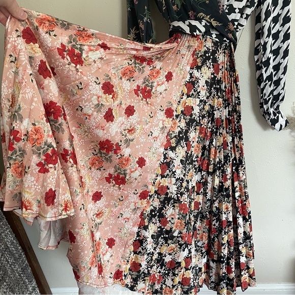 Delfi Collective | Anthropologie Camille Patchwork Floral Print Dress - Picture 11 of 14